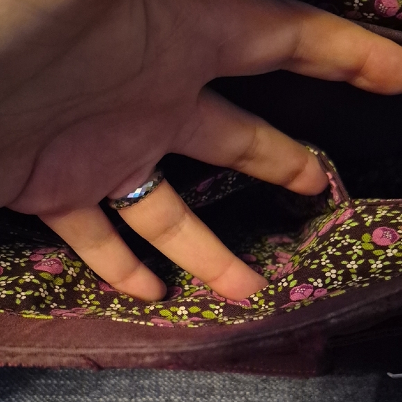 Vera Bradley Brown Laptop Bag with Embossed Floral Design - Picture 9 of 16